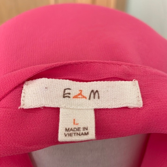 E&M Fuchsia Pink Sleeveless Cropped Cami, Size M - Picture 9 of 12